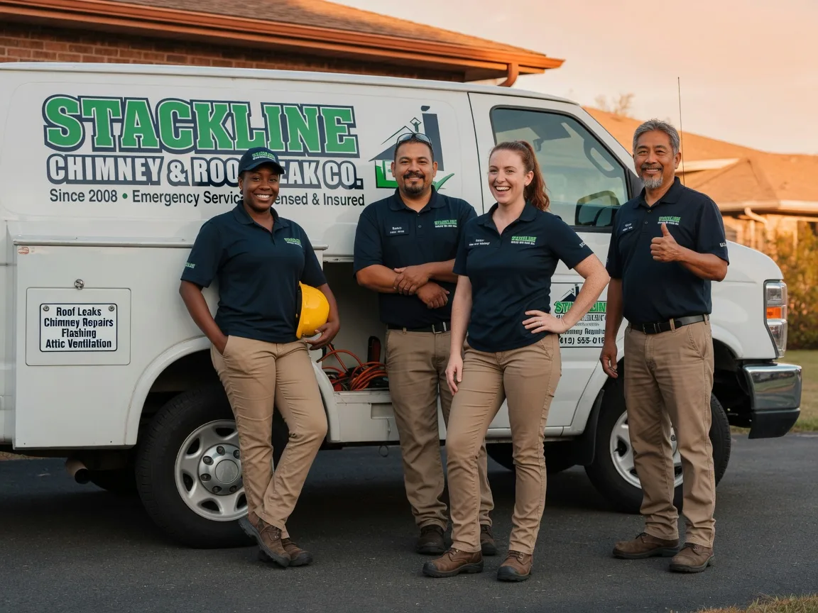 Chimney flashing repair company in Mystic, CT
